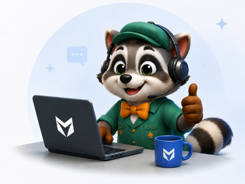 Bistro Bounce customer support mascot