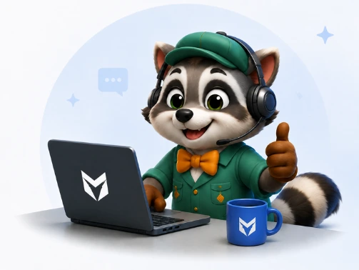 Bistro Bounce support mascot